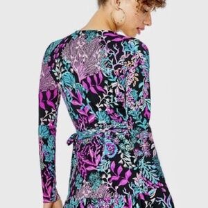 Lilly Pulitzer BRAND NEW wrap dress with built in shorts! So cute and flattering